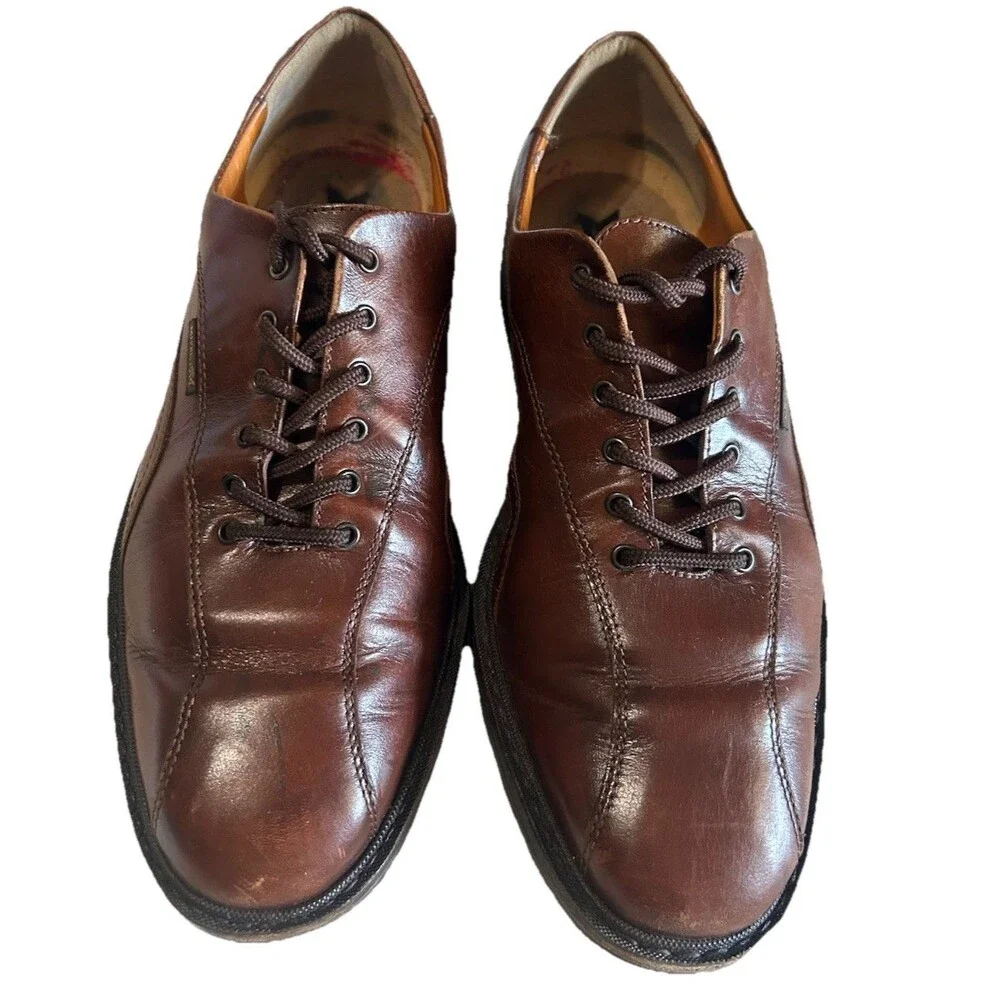 Mephisto Abel Goodyear Welt Mens US 8.5  Oxford Brown Leather Shoes France